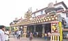 Dharmasthala temple adorned with grand floral decorations to welcome New Year