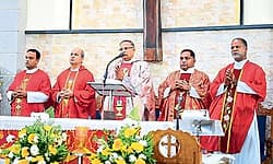 Coastal churches hold special prayers to welcome New Year and feast of Mother Mary