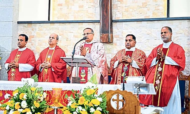 Coastal churches hold special prayers to welcome New Year and feast of Mother Mary