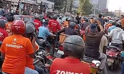 ಬೆಂಗಳೂರಲ್ಲಿ ಮಾತ್ರ ಗಿಗ್ ಕಾರ್ಮಿಕರ ಪ್ರತಿಭಟನೆ, ಉಳಿದೆಡೆ ವಿಫಲ