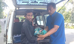 Woman gives birth to baby boy inside ambulance in Chikkamagaluru district