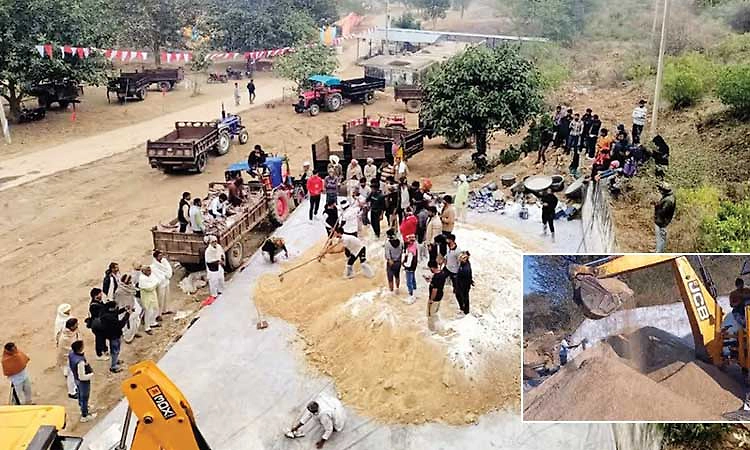 ದೇಗುಲದಲ್ಲಿ ಜೆಸಿಬಿ ಬಳಸಿ 65 ಟನ್‌ ಪ್ರಸಾದ ತಯಾರಿ