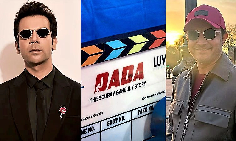 ಸೌರವ್ ಗಂಗೂಲಿ ಬಯೋಪಿಕ್ ʼದಾದಾʼ ಚಿತ್ರೀಕರಣ ಶುರು - ಲೀಡ್‌ ರೋಲ್‌ನಲ್ಲಿ ರಾಜ್‌ಕುಮಾರ್‌ ರಾವ್