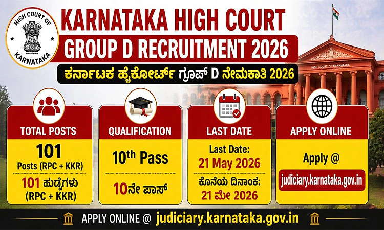 Vacancy: ಕರ್ನಾಟಕ ಹೈಕೋರ್ಟ್-‌ ವಿವಿಧ ಹುದ್ದೆಗಳ ಉದ್ಯೋಗಾವಕಾಶ