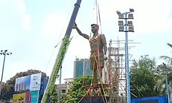 70-foot Messi statue taken down in Kolkata; here's the reason