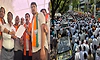 Karnataka: BJP holds statewide protest against withdrawal of cases in Ladle Mashak Dargah clash