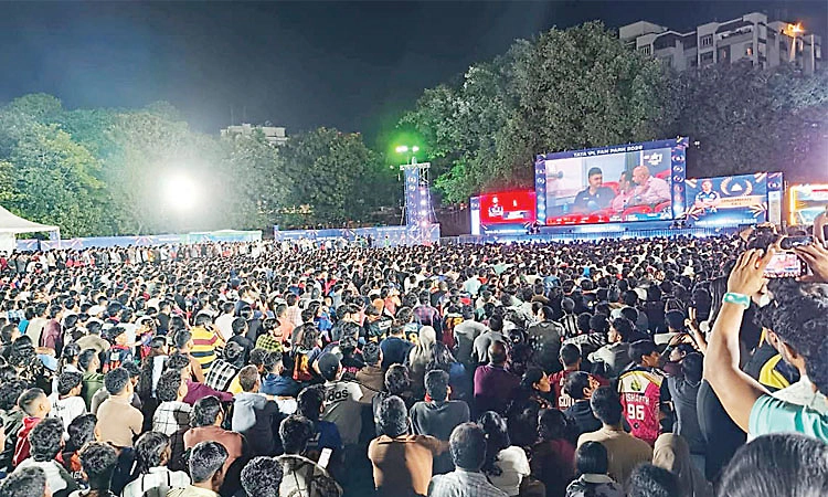 IPL: ಮಂಗಳೂರಿನಲ್ಲಿ ಫ್ಯಾನ್‌ ಪಾರ್ಕ್‌ನಲ್ಲಿ ಪಂದ್ಯ ವೀಕ್ಷಣೆ