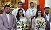 Twice blessed: Twin priests officiate as twin brothers marry twin sisters