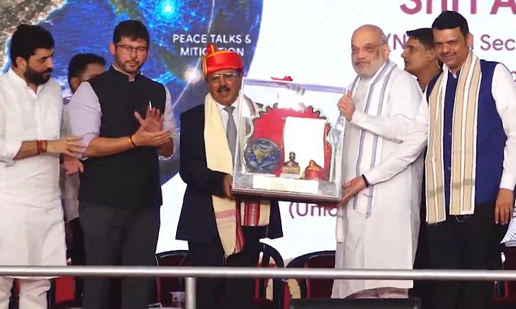Amit Shah presents Lokmanya Tilak National Award to NSA Ajit Doval