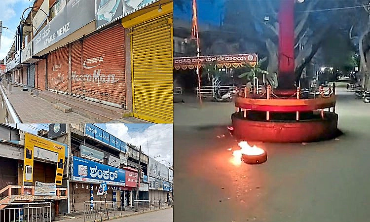 Bandh over demand to withdraw order to release water into Bhadra canal gets mixed response