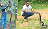ಹಾವು ರಕ್ಷಣೆ ಮಾಡುವವರಿಗೆ ಭದ್ರತೆಯೇ ಇಲ್ಲ