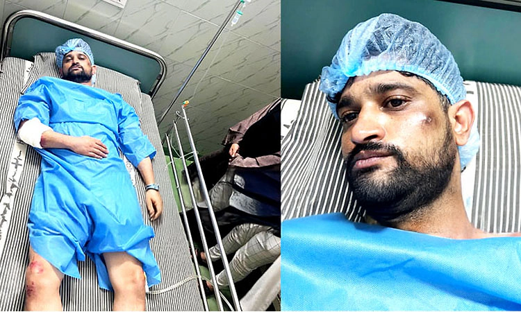 ವ್ಯಾಪಾರಿಯನ್ನು ರಸ್ತೆಯಲ್ಲಿ ತಡೆದು ನಿಲ್ಲಿಸಿ ಹಲ್ಲೆ ಮಾಡಿ ಕಾರು ಸಹಿತ ತಂಡ ಪರಾರಿ