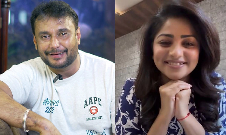 Actor Rachita Ram meets  Darshan at Parappana Agrahara Central Jail
