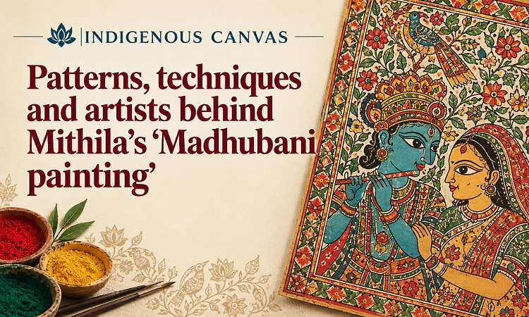Patterns, techniques and artists behind Mithila’s 'Madhubani Painting'