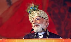 ಉಡುಪಿಯಲ್ಲಿ ಪ್ರಧಾನಿ ಮೋದಿಗೆ ತೊಡಿಸಿದ್ದ ಪೇಟಾ ಸಿದ್ಧವಾಗಿದ್ದು ತುಮಕೂರಲ್ಲಿ