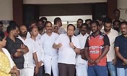 Thirthahalli; ಬಂಡೆ ಕಾರ್ಮಿಕರಿಗೆ ತೊಂದರೆ ಖಂಡಿಸಿ ಕಿಮ್ಮನೆ ನೇತೃತ್ವದಲ್ಲಿ ಪಾದಯಾತ್ರೆ