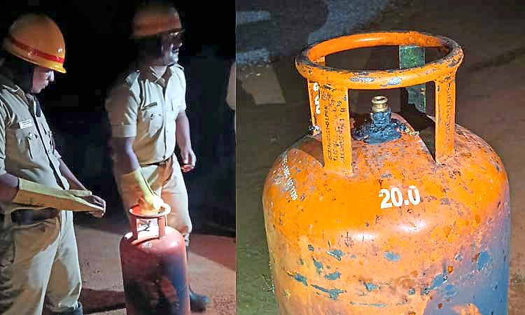 ಗ್ಯಾಸ್ ಲೀಕ್ ಆಗಿ ಸಿಲಿಂಡರ್ ಗೆ ಬೆಂಕಿ... ತಪ್ಪಿದ ಅನಾಹುತ, ಒಂದೇ ದಿನ ಎರಡು ಘಟನೆ