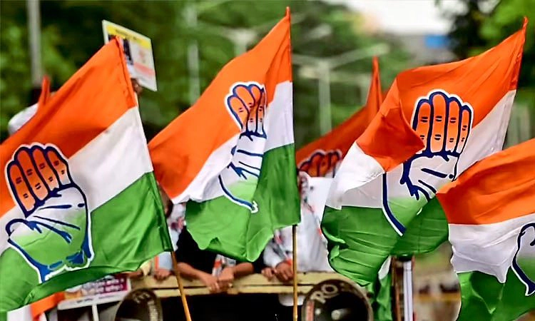 ಮನರೇಗಾ ಮರುಸ್ಥಾಪನೆಗೆ ಆಗ್ರಹಿಸಿ ಕಾಂಗ್ರೆಸ್‌ ನಾಯಕರಿಂದ ಧರಣಿ  