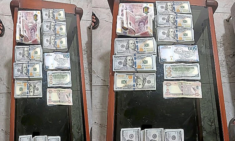 Foreign currency worth Rs 80 lakh seized at Mangaluru airport; three held