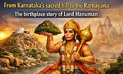From Karnataka’s sacred hill to the Ramayana: The birthplace story of Lord Hanuman