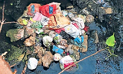 Foul smell in summer and floods in the monsoon