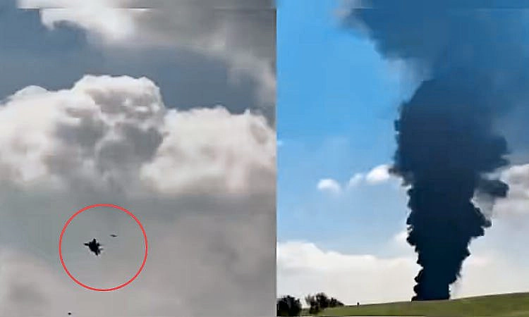 ಇರಾನ್ ಡ್ರೋನ್ ಬೆನ್ನಟ್ಟಿದ ಅಮೆರಿಕದ ಯುದ್ಧ ವಿಮಾನ: ವಿಡಿಯೋ ವೈರಲ್