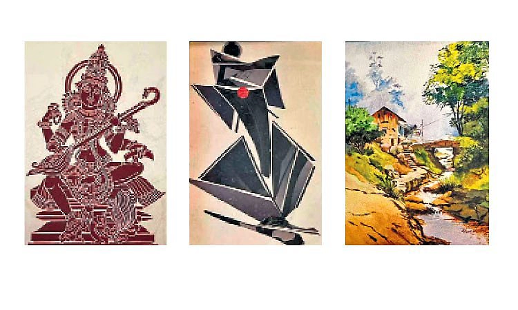 Triple art exhibition: ಪರಂಪರೆಗೆ ನವಸ್ಪರ್ಶ ನೀಡಿದ ತ್ರಿವಳಿ ಕಲಾಪ್ರದರ್ಶನ