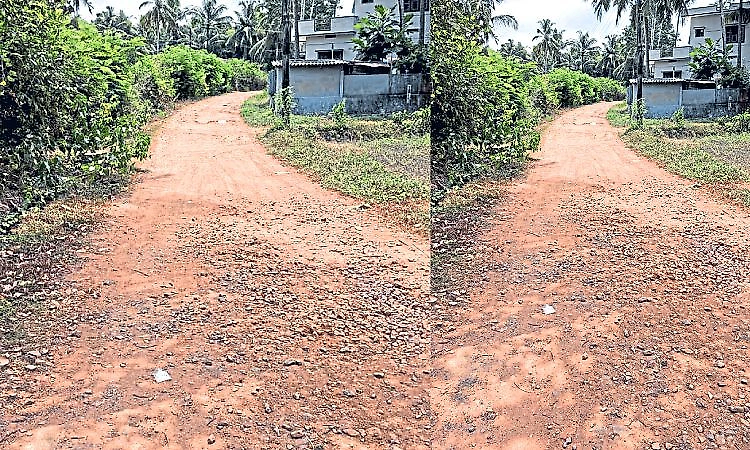 Tallur: 1.5 km road hasn't seen asphalt in 20 years