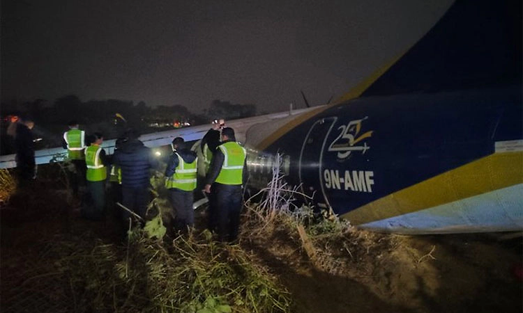 Bhadrapur airport; ಲ್ಯಾಂಡಿಂಗ್ ವೇಳೆ ರನ್‌ವೇಯಿಂದ ಜಾರಿದ ಬುದ್ಧ ಏರ್ ವಿಮಾನ