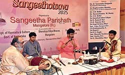 ಮಂಗಳೂರು ಸಂಗೀತೋತ್ಸವ­-2025... ಸಮೃದ್ಧ ಸಂಗೀತಾನುಭವ  ನೀಡಿದ  ಕಛೇರಿಗಳು