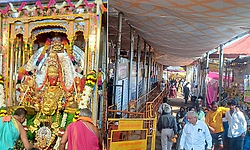 ಶಿರಸಿ ಜಾತ್ರೆಗೆ ಗ್ರಹಣದ ಎಫೆಕ್ಟ್: ಭಕ್ತರಿಲ್ಲದೆ ಭಣಗುಟ್ಟಿದ ದೇವಿಯ ಗದ್ದುಗೆ ಆವರಣ