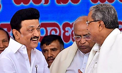 ತ.ನಾಡು ವರದಿಗೆ ಸಿದ್ದರಾಮಯ್ಯ ಬೆಂಬಲ: ಸ್ಟಾಲಿನ್ ಧನ್ಯವಾದ