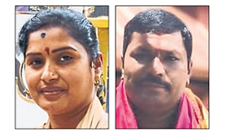 ಕಾಲಿನಿಂದ ಕುತ್ತಿಗೆಯನ್ನು ತುಳಿದು ಪತ್ನಿಯ ಕೊಂದ ಪತಿ!