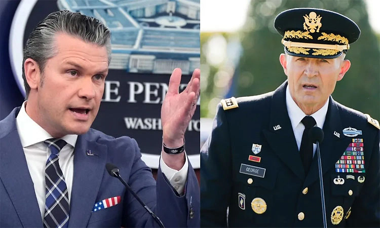  War:ಅಮೆರಿಕ ಸೇನಾ ಮುಖ್ಯಸ್ಥ ಹುದ್ದೆಗೆ ತಕ್ಷಣವೇ ರಾಜೀನಾಮೆ ಕೊಡಿ:ಜಾರ್ಜ್‌ಗೆ  ಹೆಗ್ಸೆತ್‌ !