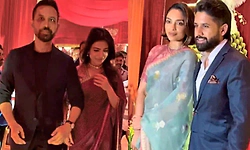 Viral Pics: ಒಂದೇ ಮದುವೆ ಕಾರ್ಯಕ್ರಮದಲ್ಲಿ ಕಾಣಿಸಿಕೊಂಡ ಸಮಂತಾ -  ನಾಗ ಚೈತನ್ಯ