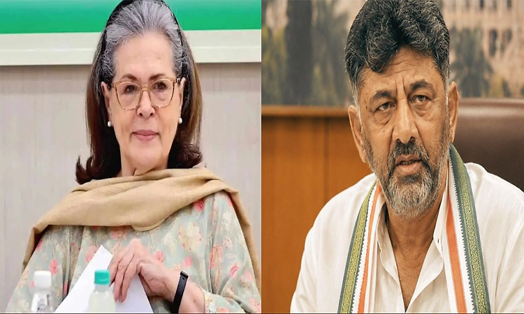 Sonia Gandhi greets Shivakumar over phone