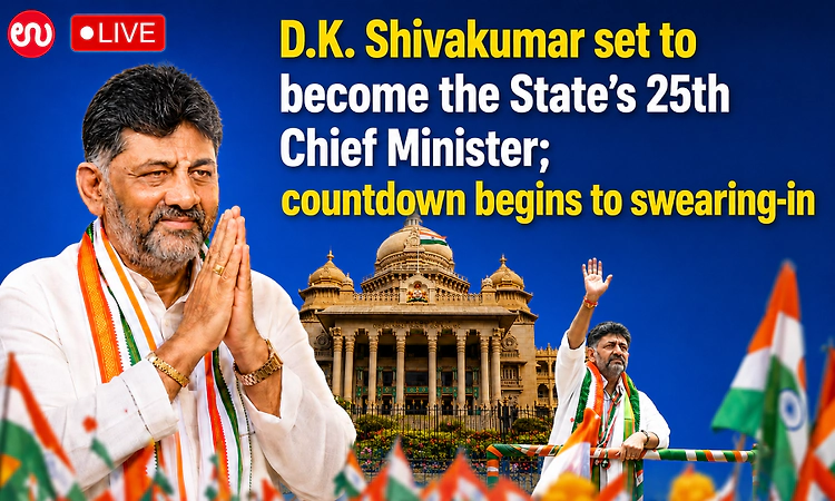LIVE: D.K. Shivakumar’s swearing-in as Karnataka’s 25th Chief Minister