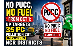 No PUC certificate, no fuel from Oct 1; UP targets 35 pc pollution cut in 2026 in NCR districts