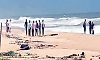 Tourists ignore warnings at Sasihithlu beach despite monsoon risks