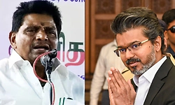 ಸಿಎಂ ವಿಜಯ್ ವಿರುದ್ಧ ಅವಹೇಳನಕಾರಿ ಹೇಳಿಕೆ: ಡಿಎಂಕೆ ಶಾಸಕ ರಾಧಾಕೃಷ್ಣನ್ ಬಂಧನ