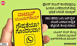 WhatsApp ಯೂಸರ್‌ನೇಮ್‌: ಗೌಪ್ಯತೆಯಾ? ಗೊಂದಲವಾ ?