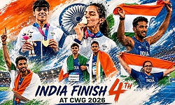 ಕಾಮನ್ ವೆಲ್ತ್ ಗೇಮ್ಸ್: 4ನೇ ಸ್ಥಾನ ಕಾಯ್ದುಕೊಂಡ ಭಾರತ