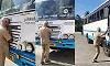 KSRTC driver kisses bus and bows to its tyres on retirement day