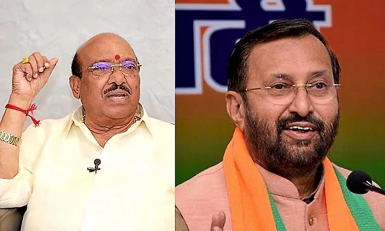 BJP leader Prakash Javadekar meets SNDP Yogam general secretary Vellappally Natesan