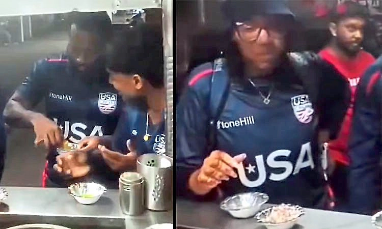 Viral video; ಟಿ20 ವಿಶ್ವಕಪ್‌ 2026: ಪಾನಿಪುರಿ ಸವಿದು ಫಿದಾ ಆದ ಯುಎಸ್ಎ ಆಟಗಾರರು!