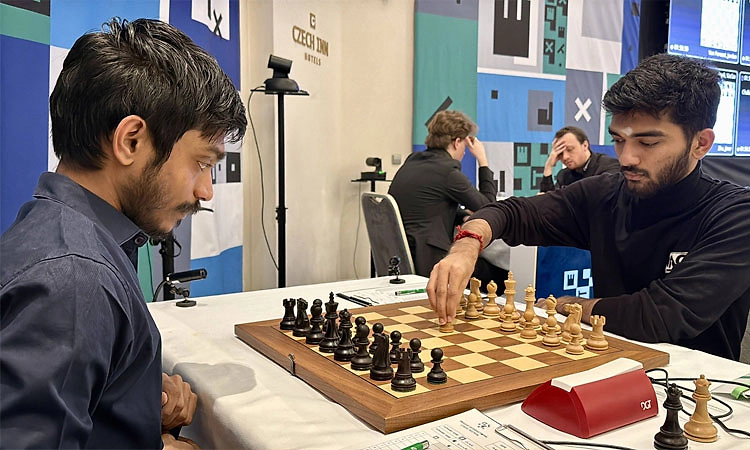Aravindh Chithambaram beats world champion Gukesh