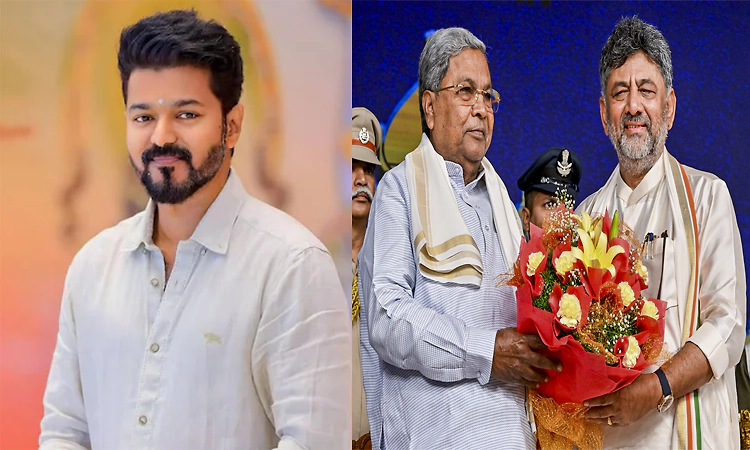 CM Vijay congratulates D K Shivakumar on being sworn-in as Karnataka CM
