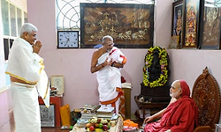 ಶೃಂಗೇರಿ ಶಾರದಾ ಪೀಠಕ್ಕೆ ಕೇಂದ್ರ ಸಚಿವ ಶೆಖಾವತ್ ಭೇಟಿ
