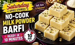 Saturday spice stories: No-cook milk powder barfi, ready in 10 minutes