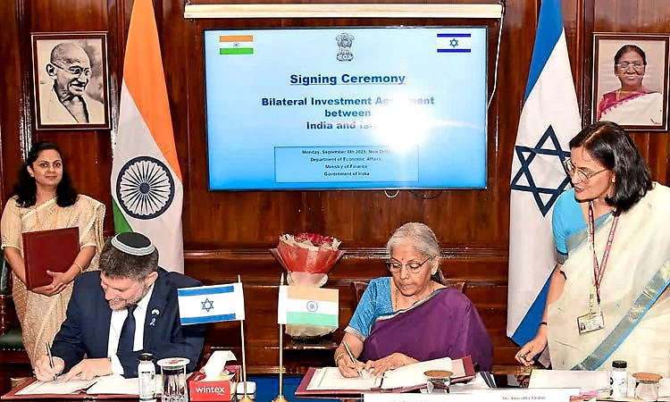 ಭಾರತ- ಇಸ್ರೇಲ್ ದ್ವಿಪಕ್ಷೀಯ ಹೂಡಿಕೆ ಒಪ್ಪಂದ ಜಾರಿ